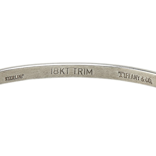 ティファニー フックアンドアイ バングル ブレスレット スターリングシルバー 18KT レディース TIFFANY&Co. 【中古】