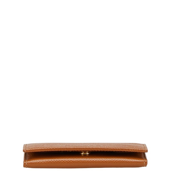 ブルガリ コインケース ブラウン レザー レディース BVLGARI 【中古】