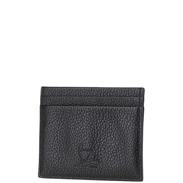 クリスチャンルブタン スパイクスタッズ カードケース ブラック レザー レディース Christian Louboutin 【中古】