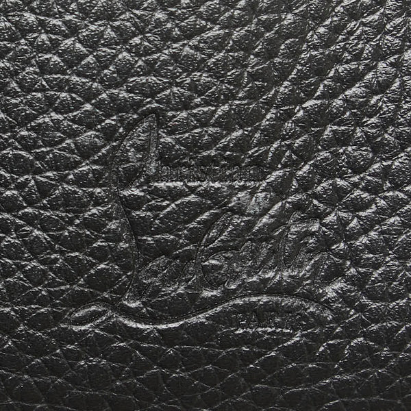 クリスチャンルブタン スパイクスタッズ カードケース ブラック レザー レディース Christian Louboutin 【中古】