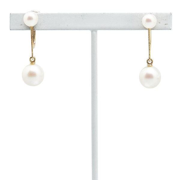 ミキモト イヤリング K14 ゴールド レディース MIKIMOTO 【中古】