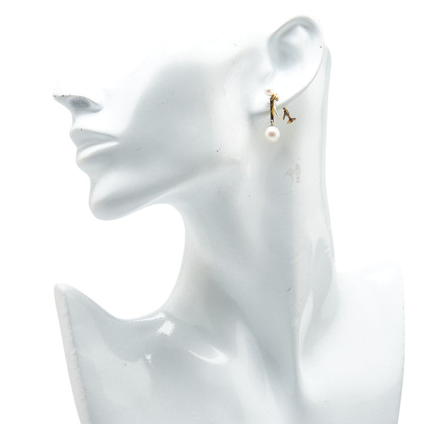ミキモト イヤリング K14 ゴールド レディース MIKIMOTO 【中古】