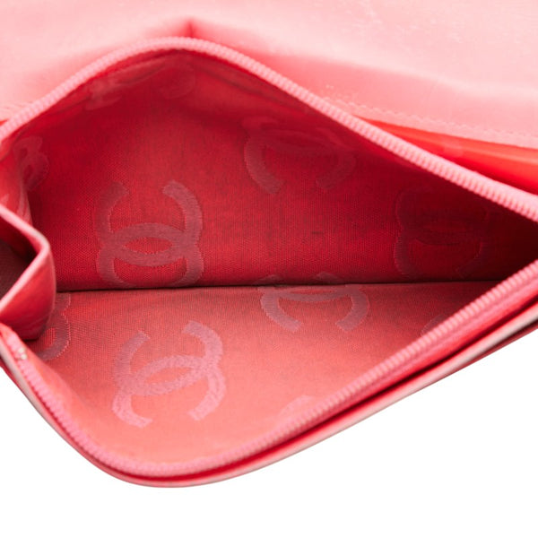 シャネル カンボンライン ココマーク 長財布 ブラック ラムスキン レディース CHANEL 【中古】