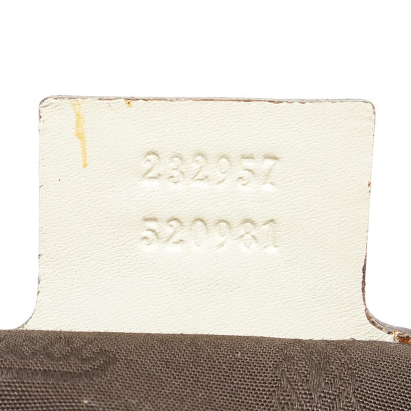 グッチ GGキャンバス ダブルG トートバッグ ショルダーバッグ 232957 ベージュ ホワイト キャンバス レザー レディース GUCCI 【中古】