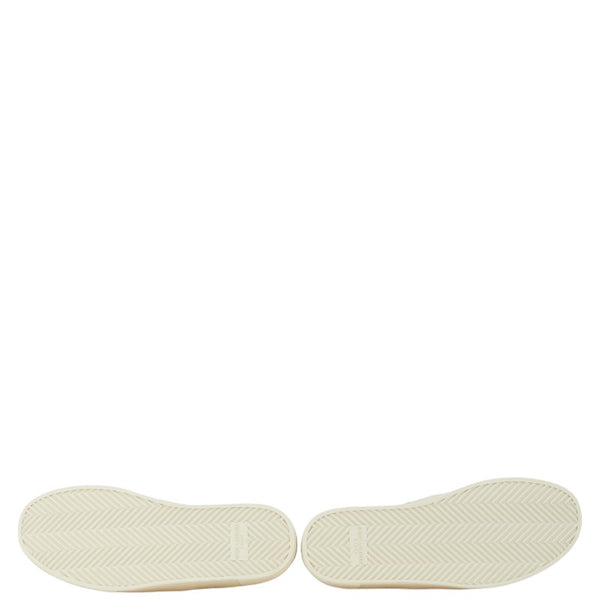 サンローラン ベビーキャット レオパード柄 スリッポン サイズ：37 1/2 ホワイト ブラック キャンバス レディース SAINT LAURENT 【中古】