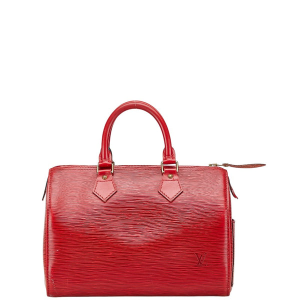 ルイ ヴィトン エピ スピーディ25 ハンドバッグ ミニボストンバッグ M59237 カスティリアンレッド レザー レディース LOUIS VUITTON 【中古】