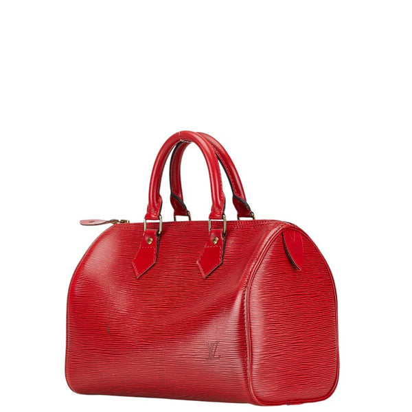 ルイ ヴィトン エピ スピーディ25 ハンドバッグ ミニボストンバッグ M59237 カスティリアンレッド レザー レディース LOUIS VUITTON 【中古】