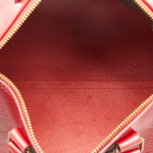 ルイ ヴィトン エピ スピーディ25 ハンドバッグ ミニボストンバッグ M59237 カスティリアンレッド レザー レディース LOUIS VUITTON 【中古】