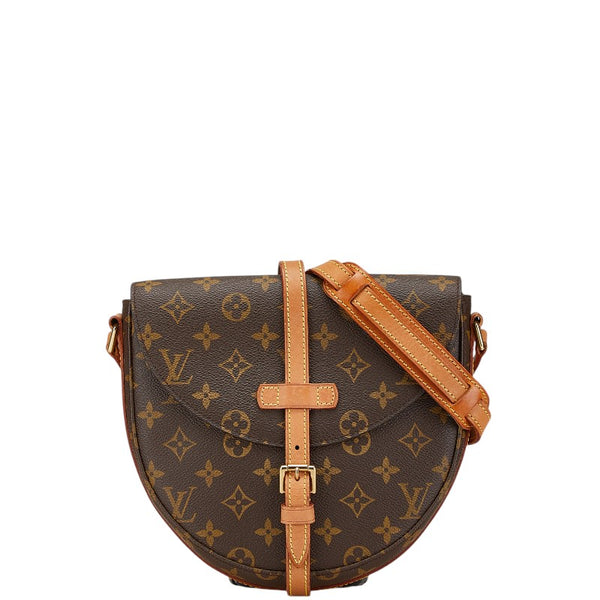 ルイ ヴィトン モノグラム シャンティMM 斜め掛け ショルダーバッグ M51233 ブラウン PVC レザー レディース LOUIS VUITTON 【中古】