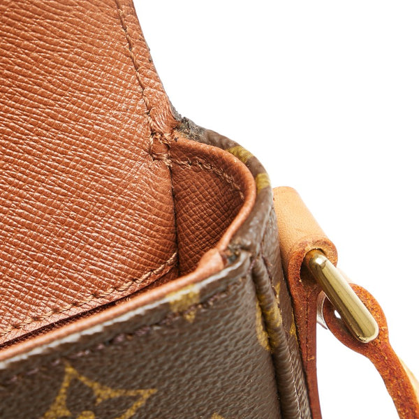 ルイ ヴィトン モノグラム シャンティMM 斜め掛け ショルダーバッグ M51233 ブラウン PVC レザー レディース LOUIS VUITTON 【中古】