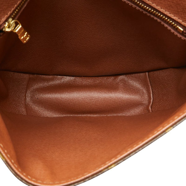 ルイ ヴィトン モノグラム シャンティMM 斜め掛け ショルダーバッグ M51233 ブラウン PVC レザー レディース LOUIS VUITTON 【中古】