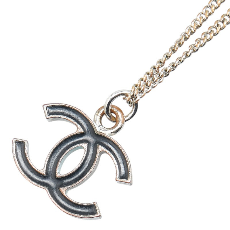 シャネル ココマーク ネックレス シルバー メタル レディース CHANEL 【中古】