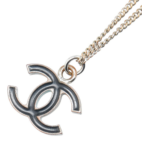シャネル ココマーク ネックレス シルバー メタル レディース CHANEL 【中古】