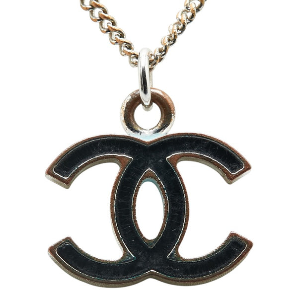 シャネル ココマーク ネックレス シルバー メタル レディース CHANEL 【中古】