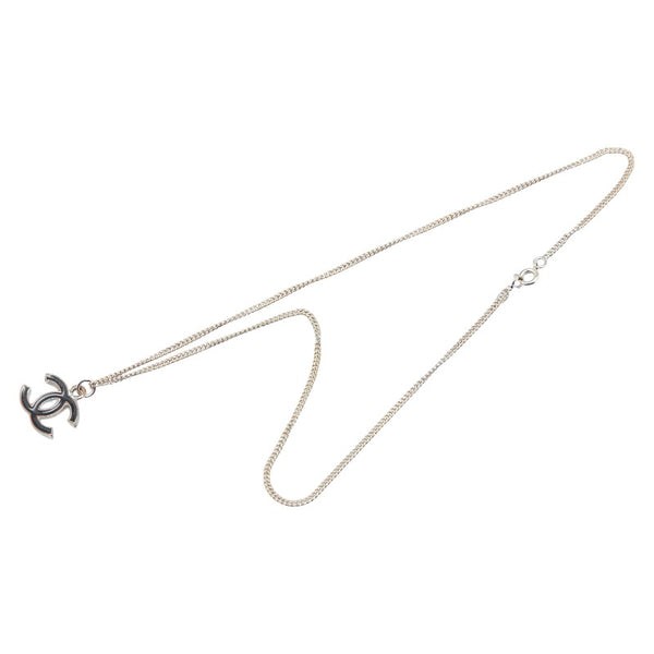 シャネル ココマーク ネックレス シルバー メタル レディース CHANEL 【中古】