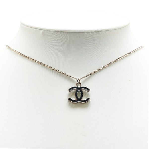 シャネル ココマーク ネックレス シルバー メタル レディース CHANEL 【中古】