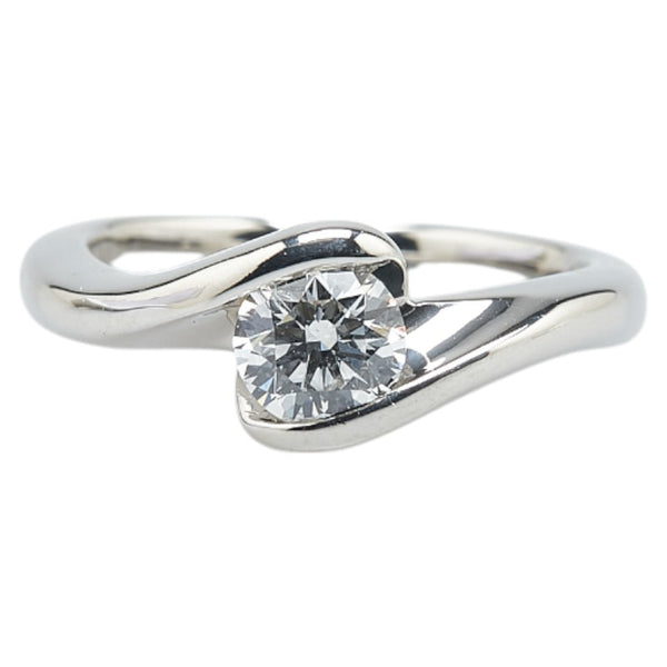 Pt900 プラチナ ダイヤ0.512ct リング 指輪 レディース 7.5号 【中古】