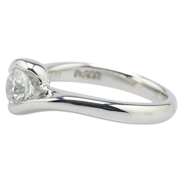 Pt900 プラチナ ダイヤ0.512ct リング 指輪 レディース 7.5号 【中古】