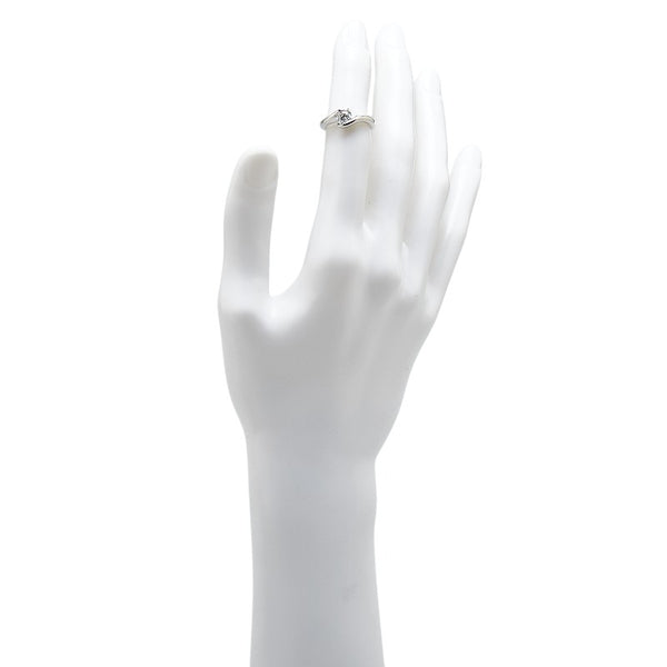 Pt900 プラチナ ダイヤ0.512ct リング 指輪 レディース 7.5号 【中古】