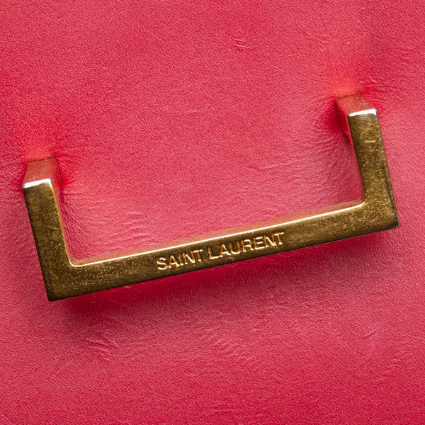 サンローラン ショルダーバッグ ピンク レザー レディース SAINT LAURENT 【中古】