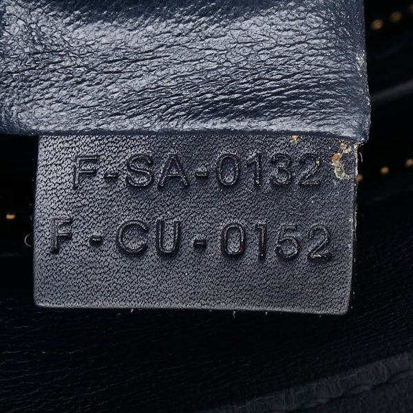 セリーヌ ラゲージ マイクロショッパー ハンドバッグ ブラック レザー レディース CELINE 【中古】