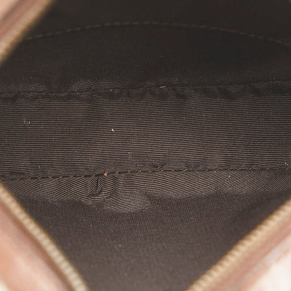 グッチ GGキャンバス ショルダーバッグ 90700 ブラウン キャンバス レザー レディース GUCCI 【中古】