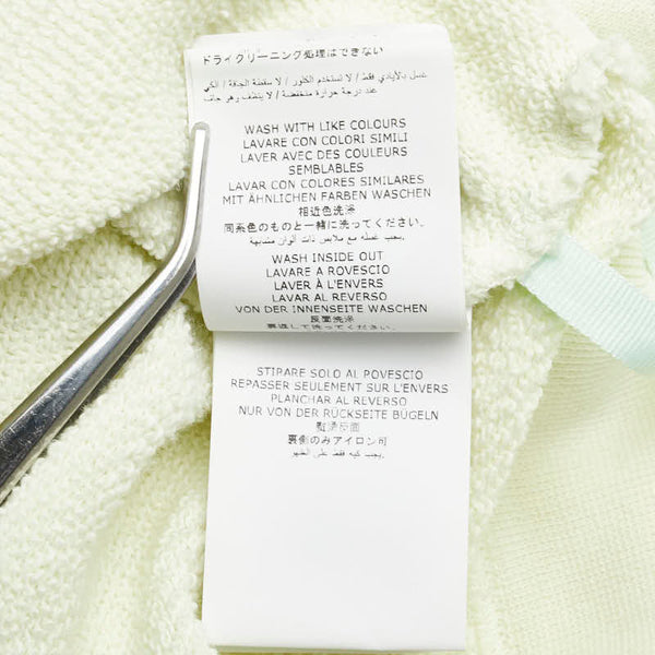 オフホワイト 19SS DIAG CARRYOVER LONG HOODIE  パーカー フーディー サイズ：XS OWBB032S19D97083 ライトグリーン コットン レディース OFF-WHITE 【中古】