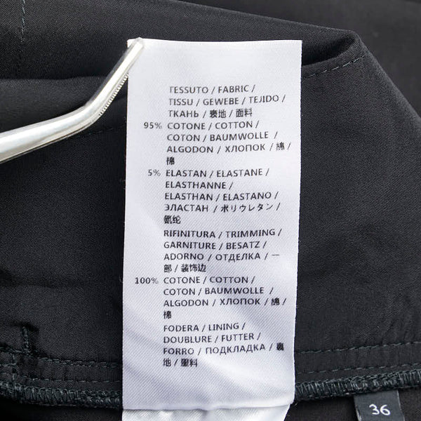 グッチ パンツ サイズ：36 ブラック コットン レディース GUCCI 【中古】