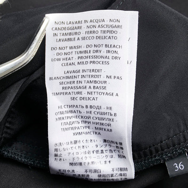 グッチ パンツ サイズ：36 ブラック コットン レディース GUCCI 【中古】