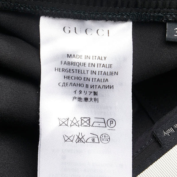 グッチ パンツ サイズ：36 ブラック コットン レディース GUCCI 【中古】