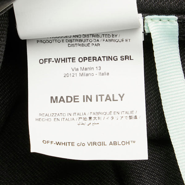 オフホワイト ×バスキア POST MODERN デニムジャケット サイズ：M ブラック コットン メンズ OFF-WHITE 【中古】