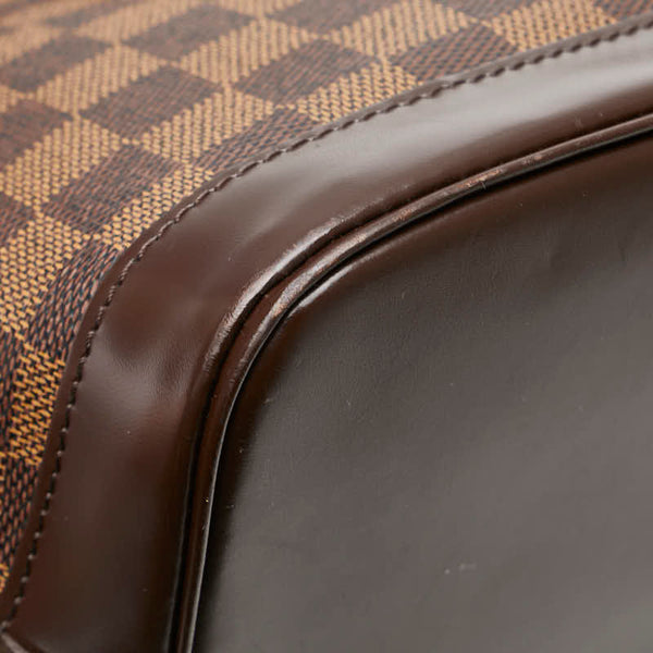 ルイ ヴィトン ダミエ アルマPM ハンドバッグ N53151 ブラウン PVC レザー レディース LOUIS VUITTON 【中古】