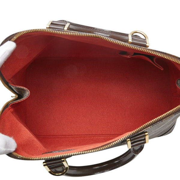 ルイ ヴィトン ダミエ アルマPM ハンドバッグ N53151 ブラウン PVC レザー レディース LOUIS VUITTON 【中古】