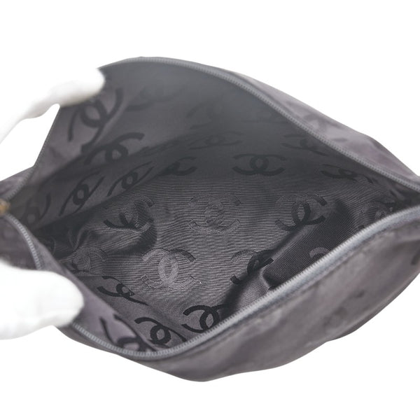 シャネル ココマーク ハンドバッグ トートバッグ ブラック スウェット レディース CHANEL 【中古】