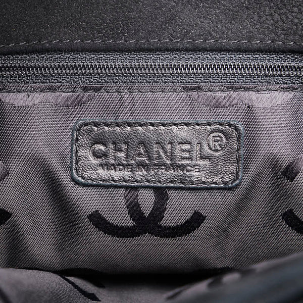 シャネル ココマーク ハンドバッグ トートバッグ ブラック スウェット レディース CHANEL 【中古】
