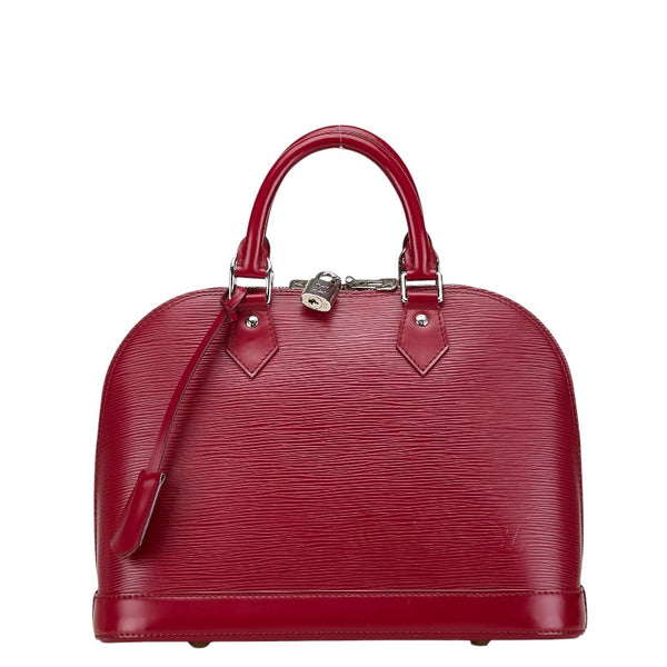 ルイ ヴィトン エピ アルマ ハンドバッグ M40490 フューシャ ワインレッド レザー レディース LOUIS VUITTON 【中古】