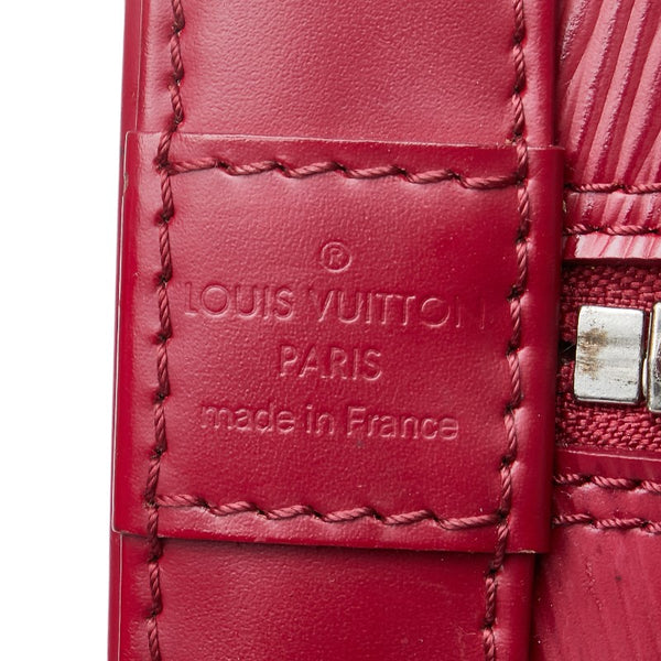 ルイ ヴィトン エピ アルマ ハンドバッグ M40490 フューシャ ワインレッド レザー レディース LOUIS VUITTON 【中古】