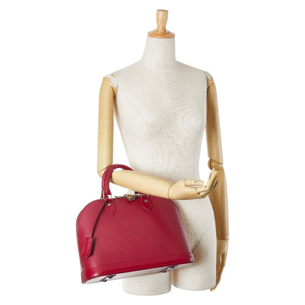 ルイ ヴィトン エピ アルマ ハンドバッグ M40490 フューシャ ワインレッド レザー レディース LOUIS VUITTON 【中古】