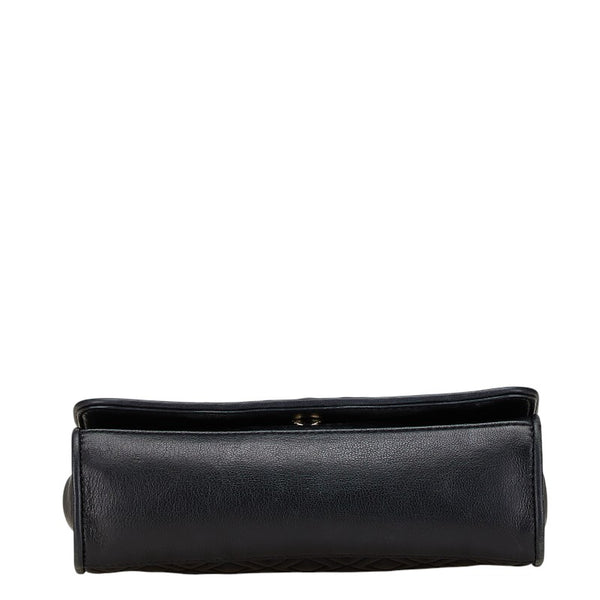 トリーバーチ フレミング チェーン ワンショルダーバッグ ブラック レザー レディース Tory Burch 【中古】