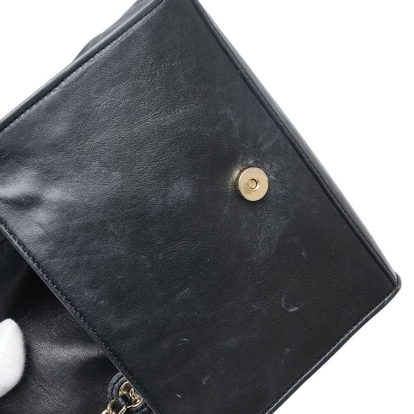 トリーバーチ フレミング チェーン ワンショルダーバッグ ブラック レザー レディース Tory Burch 【中古】