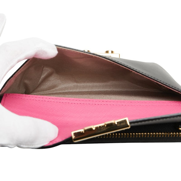 エーディーエムジェイ アクセソワ ドゥ マドモワゼル ショルダーバッグ ブラック レザー レディース ADMJアクセソワ 【中古】