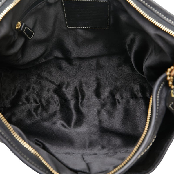 コーチ エルゴ ワンショルダーバッグ ホーボー 10741 ブラック レザー レディース COACH 【中古】