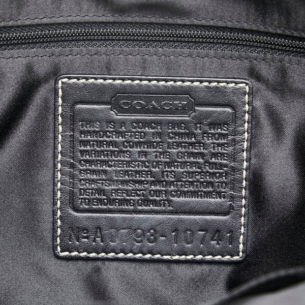コーチ エルゴ ワンショルダーバッグ ホーボー 10741 ブラック レザー レディース COACH 【中古】