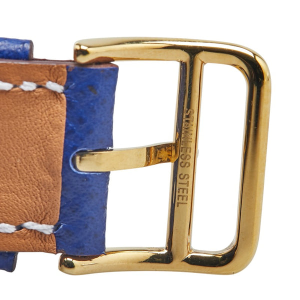 エルメス Hウォッチ 腕時計 HH1.510 クオーツ ホワイト文字盤 ステンレススチール レザー レディース HERMES 【中古】