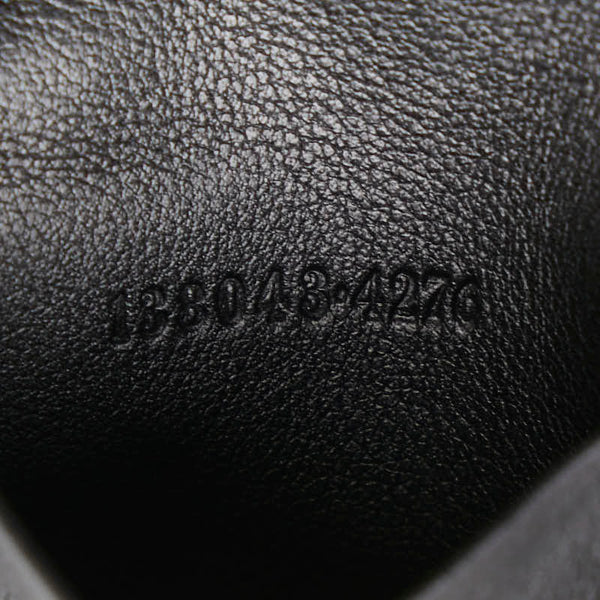 グッチ グッチシマ シェリーライン カードケース 138043 ブラック レザー レディース GUCCI 【中古】