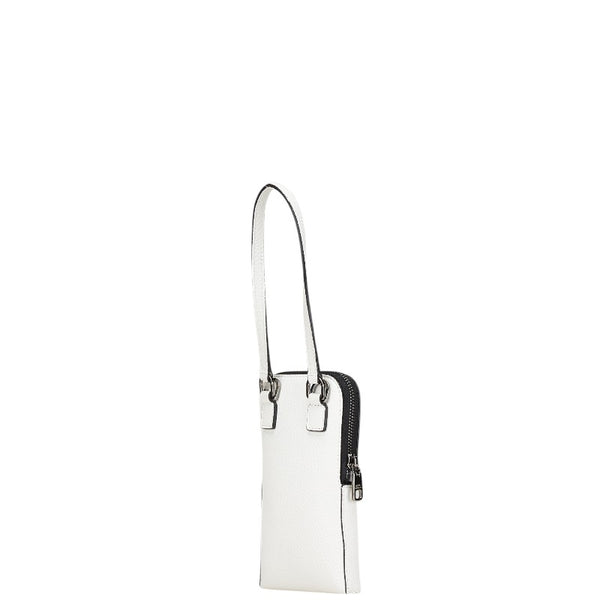 ドルチェアンドガッバーナ ハンドバッグ ショルダーバッグ 2WAY ホワイト レザー レディース DOLCE&GABBANA 【中古】