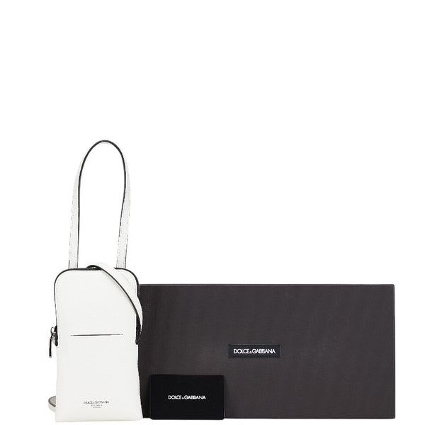 ドルチェアンドガッバーナ ハンドバッグ ショルダーバッグ 2WAY ホワイト レザー レディース DOLCE&GABBANA 【中古】