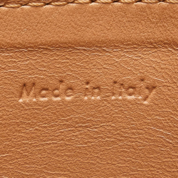 セリーヌ バイカラー ポーチ クラッチバッグ セカンドバッグ ブラウン ブラック レザー レディース CELINE 【中古】