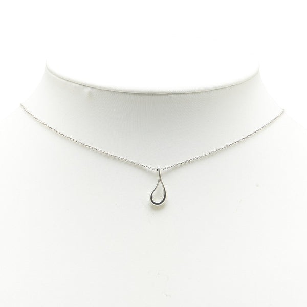 ティファニー オープンティアドロップ ネックレス シルバー SV925 シルバー レディース TIFFANY&Co. 【中古】