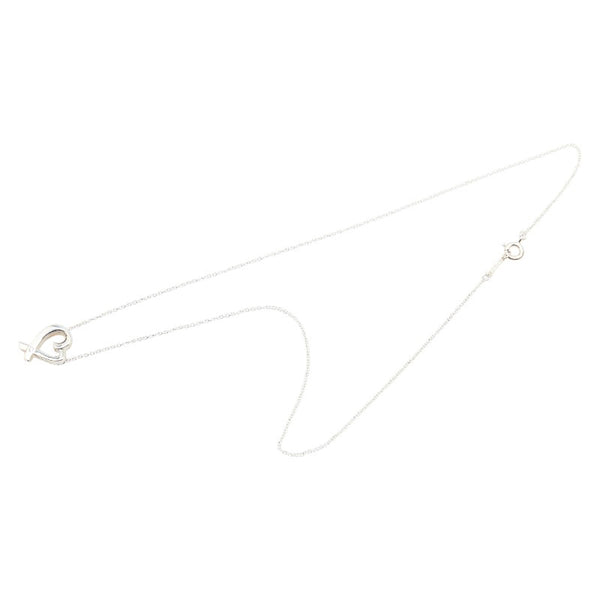 ティファニー パロマ ピカソ ラビング ハート ネックレス シルバー SV925 シルバー レディース TIFFANY&Co. 【中古】